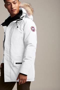 Chamarras Canada Goose Hombre Outlet - Langford Abrigos Blancos FK2345780